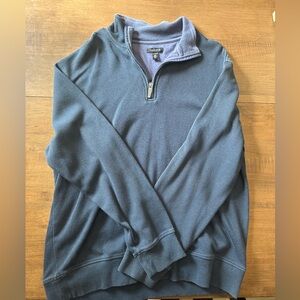 Van Heusen Men's Navy Zip-Up Sweater